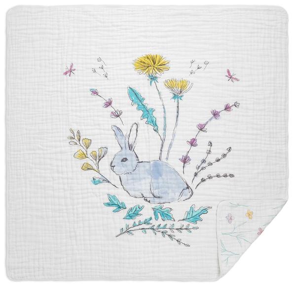 aden + anais forest fantasy rabbit classic muslin dream blanket