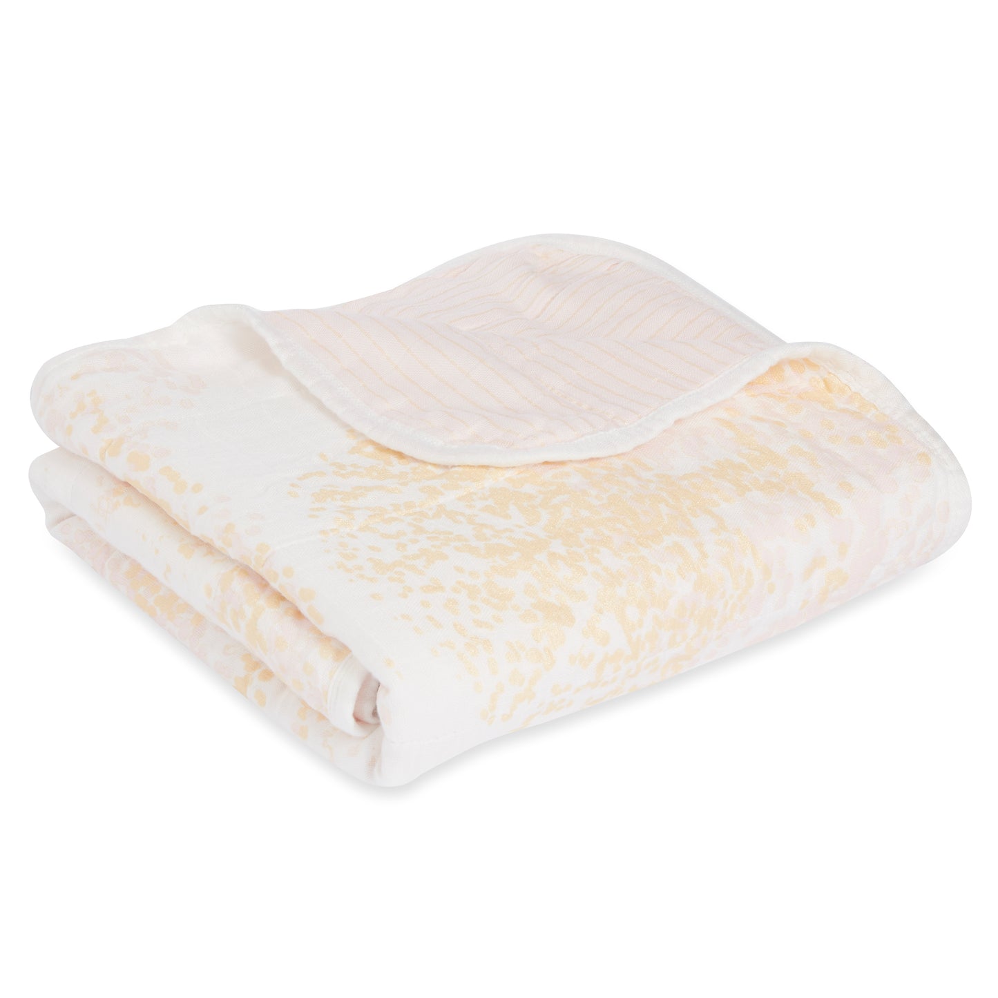 aden + anais metallic primrose birch silky soft bamboo stroller blanket