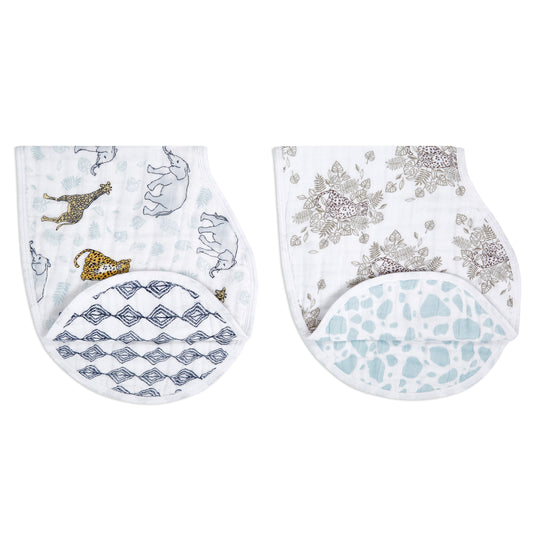 aden + anais jungle classic burpy bibs 2 pack