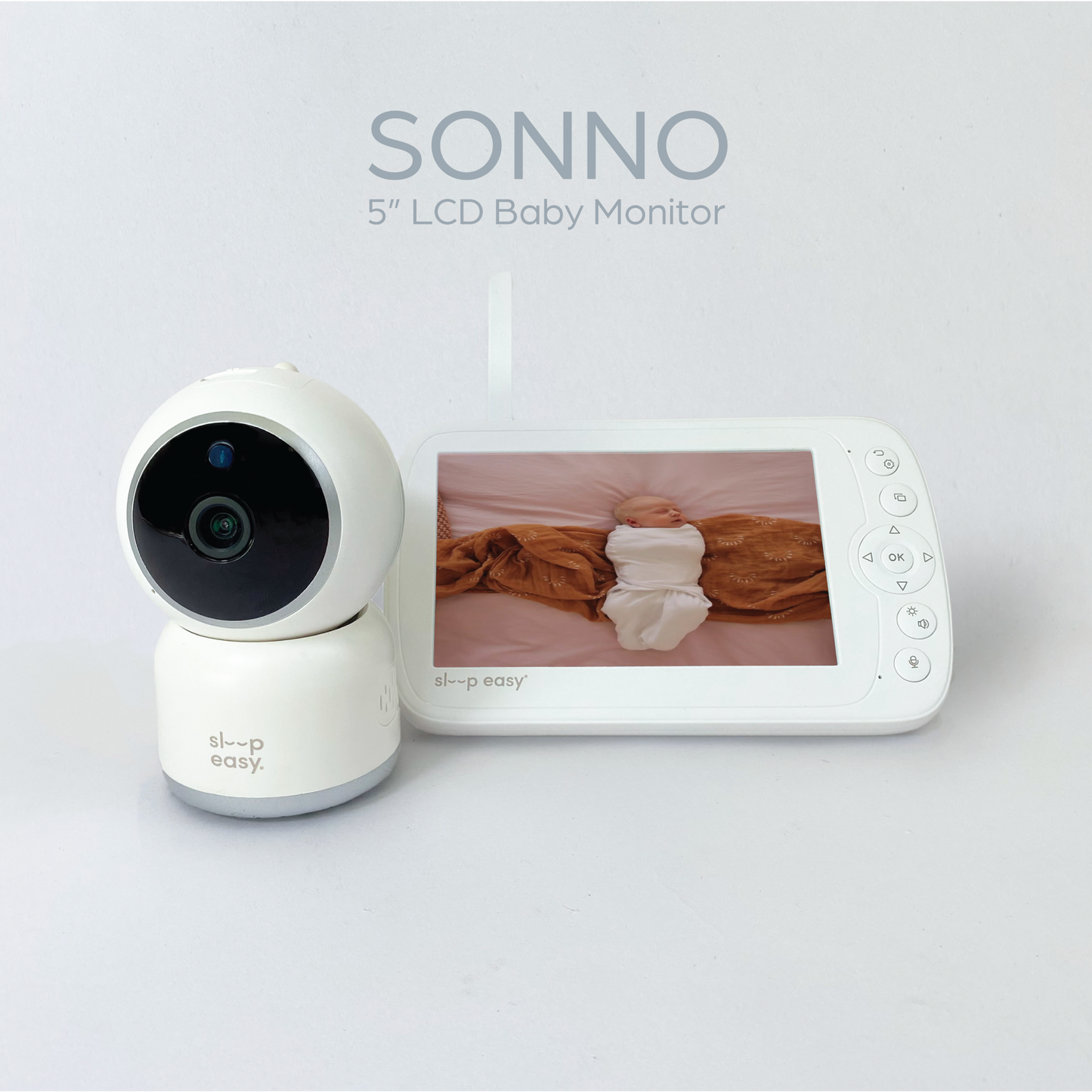 Sonno - 5"/12.7cm Crystal Clear Baby Monitor CAMERA