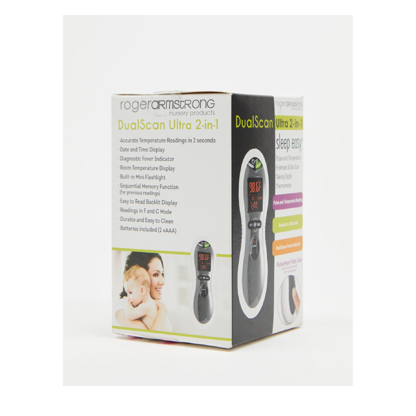 Mobi 2-in-1 Digital Baby Thermometer and Pulse Reader