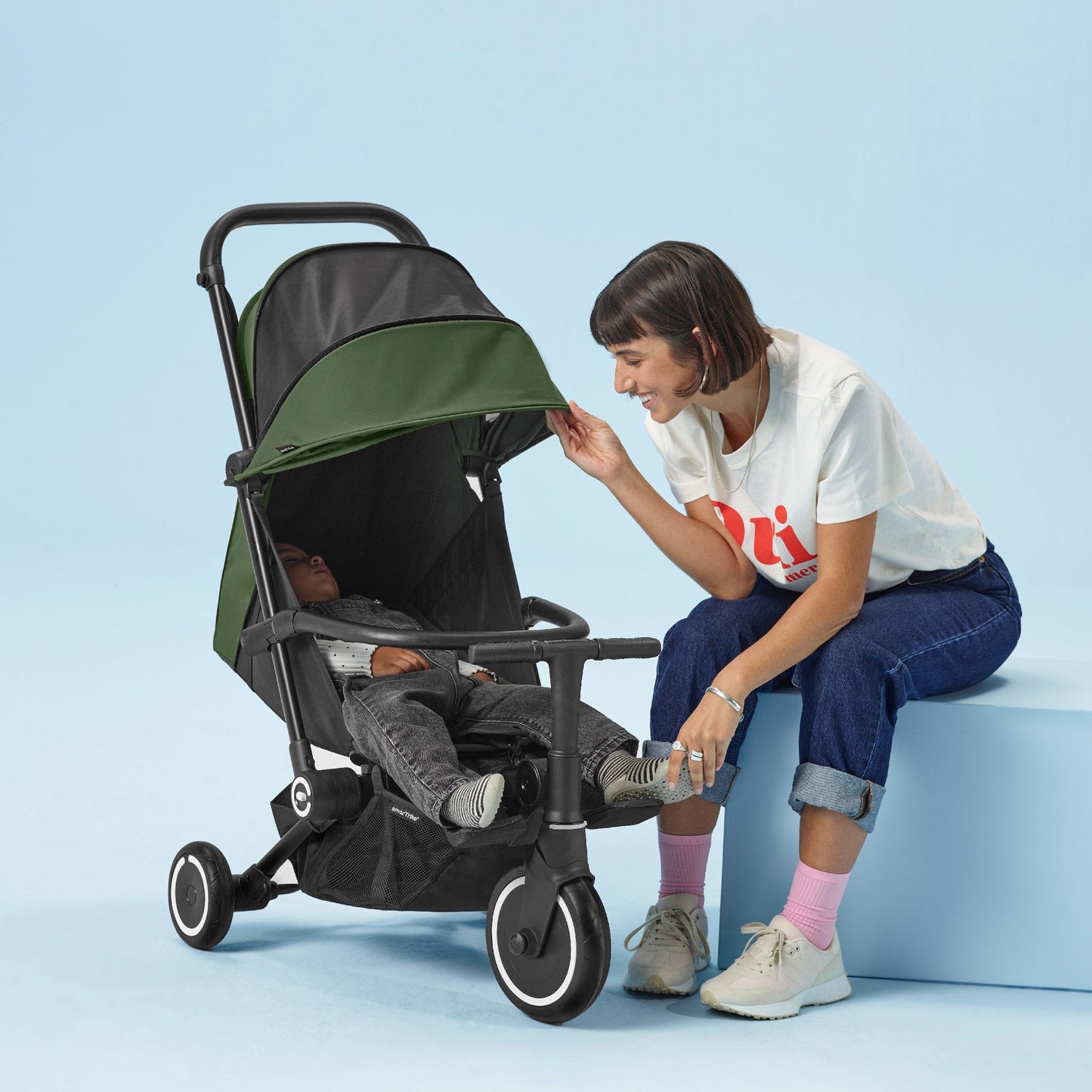 smarTrike Traveler Four In One Convertible Stroller