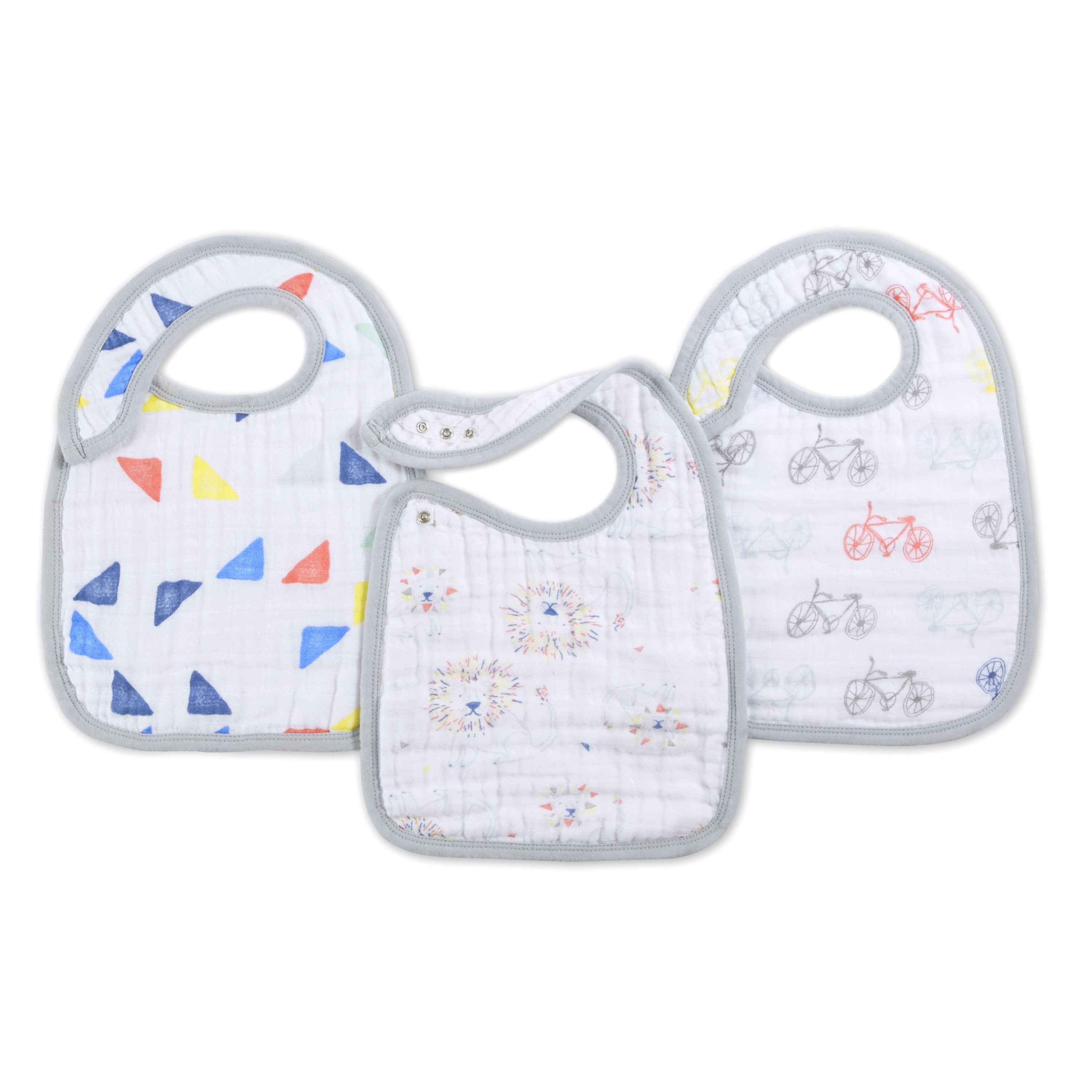 aden anais leader of the pack 3 pack classic snap bibs