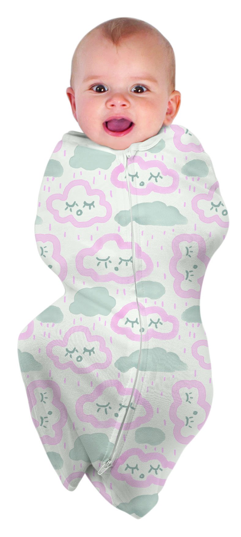 Swaddlepouch Small CLOUDS - PINK